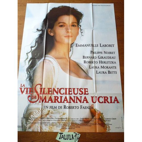 La Vie Silencieuse De Marianna Ucria De Roberto Faenza / Emmanuelle Laborit  - Affiche De Cinéma 120 X 160 Cm