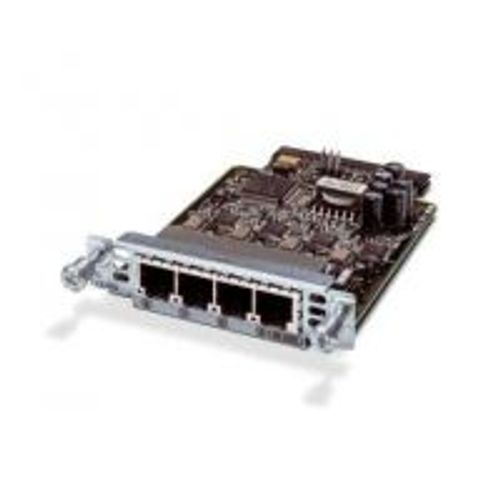 Cisco - Module voix/fax - ports analogiques : 4 - pour Cisco 28XX, 28XX 2-pair, 28XX 4-pair, 28XX V3PN, 29XX, 38XX, 38XX V3PN, 39XX