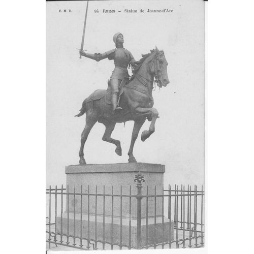 Reims - Statue De Jeanne-D'arc - Carte Précurseur - Tbe - Réf 061 691