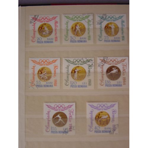 Roumanie - Série Complète De 8 Timbres Oblitérés De 1964 : Jo De Tokyo.