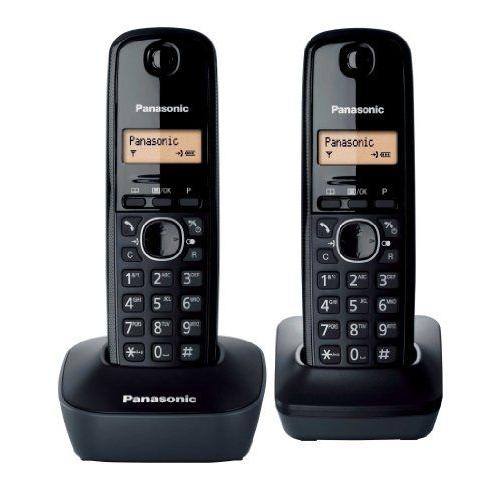 Panasonic KX-TG1612FRC Duo Téléphone Sans Fil Sans Répondeur Blanc