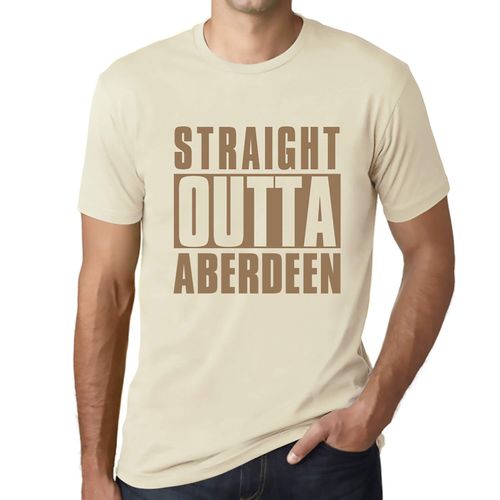 Homme Tee-Shirt Tout Droit Sorti D'aberdeen - Straight Outta Aberdeen - T-Shirt Graphique Éco-Responsable Vintage Cadeau Nouveauté