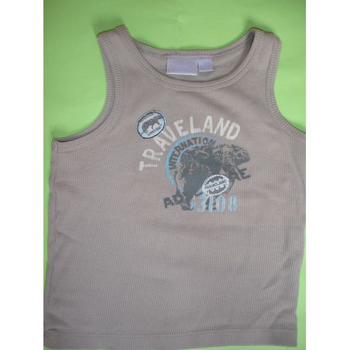 Débardeur Kiabi Baby Vert Marron Taille 24 Mois