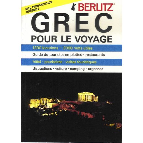 Grec Pour Le Voyage