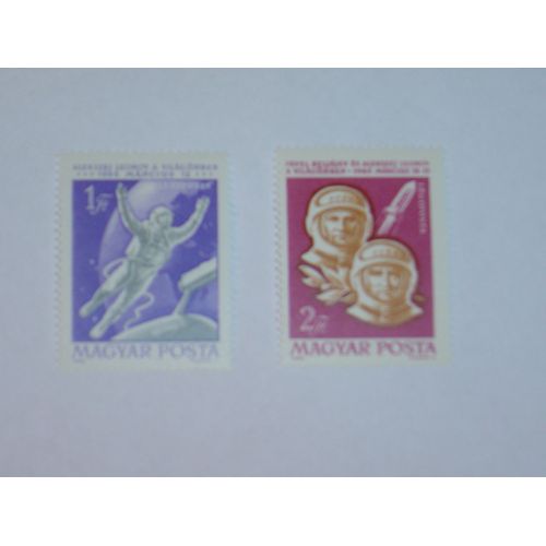 Hongrie - Série Complète De 2 Timbres Neufs De 1965 : Conquête Spatiale.