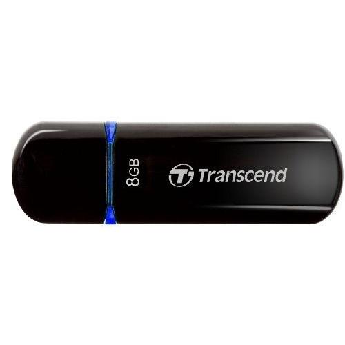 Transcend JetFlash 600 - Clé USB - 8 Go - USB 2.0 - bleu