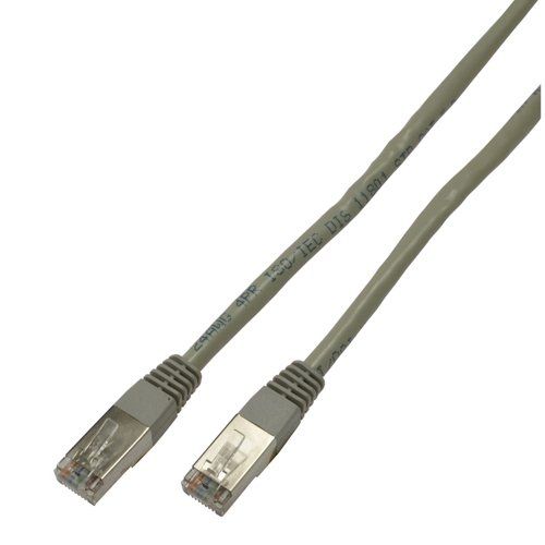 Hama - Cordon de raccordement - RJ-45 (M) pour RJ-45 (M) - 3 m - STP - CAT 5e - gris