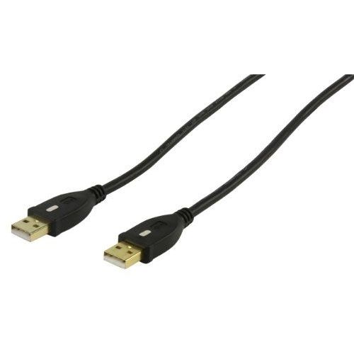 HQ - Câble USB - USB (M) pour USB (M) - USB 2.0 - 1.8 m - noir