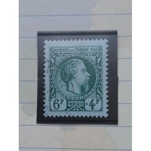 L320 -- Timbre Oblitéré Monaco N °301 --  Année 1948 -- " Effigie Du De Charles 3 De 1885 ".