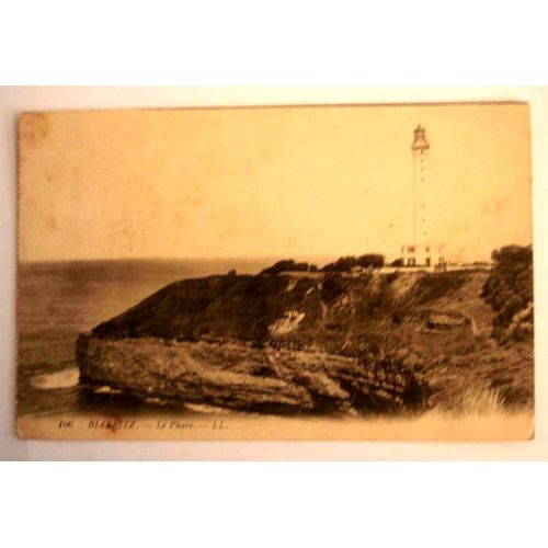 Carte Postale Ancienne Pyrenees Atlantiques Biarritz Le Phare