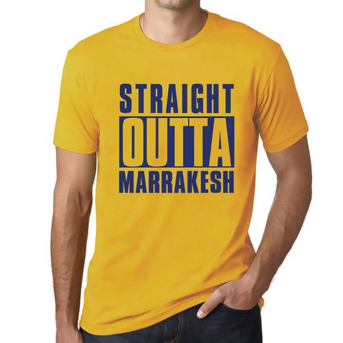 Homme Tee-Shirt Tout Droit Sorti De Marrakech - Straight Outta Marrakesh - T-Shirt Graphique Éco-Responsable Vintage Cadeau Nouveauté