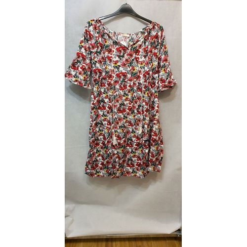 Robe D'ete Blanche Fleur Femme Zeva Paris Taille Unique
