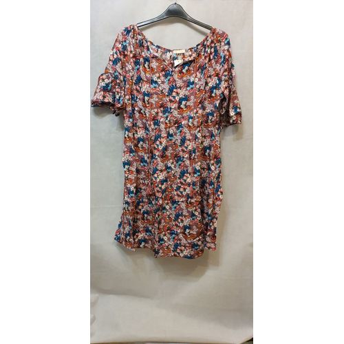 Robe D'ete Rose Fleur Femme Zeva Paris Taille Unique