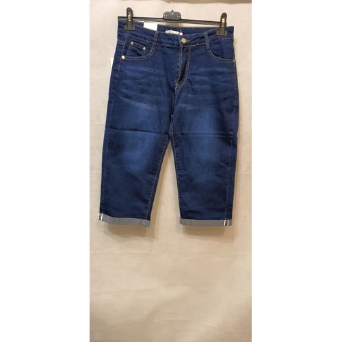 Pantacourt Jeans Bleu Femme New Jacket Paris Taille 46
