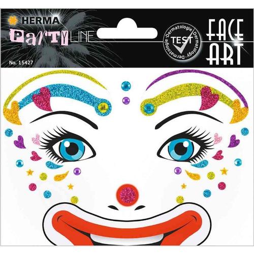 Herma Face Art Sticker Visage "Clown Lotta"