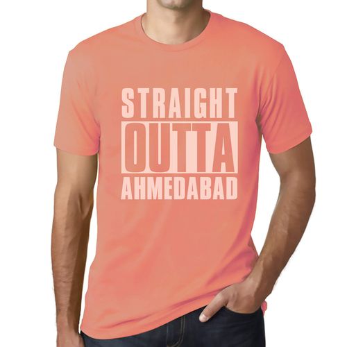 Homme Tee-Shirt Tout Droit Sorti De Ahmedabad - Straight Outta Ahmedabad - T-Shirt Graphique Éco-Responsable Vintage Cadeau Nouveauté
