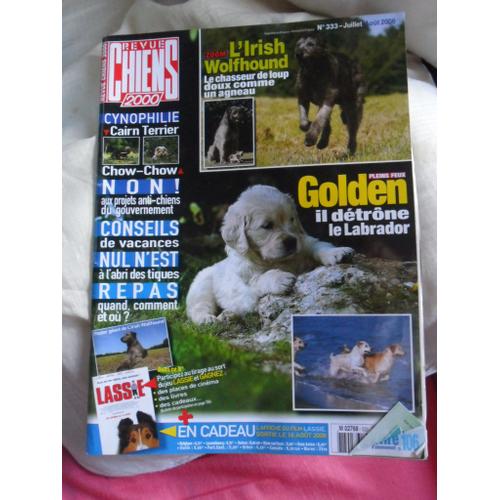 Revue Chiens 2000  N° 333 : Golden, Il Detrone Le Labrador