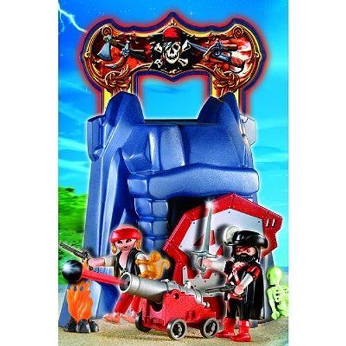 Playmobil Pirates 4776 - Rocher Des Pirates Transportable