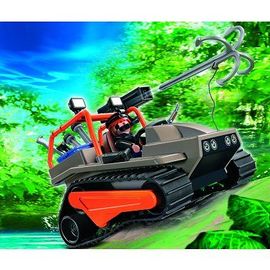 Playmobil Wild Life 4846 - Véhicule À Chenille Et Brigand