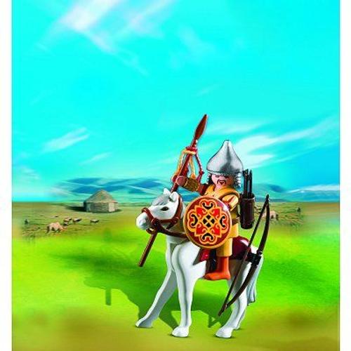 Playmobil Oeufs De Pâques 4926 - Guerrier Mongol Et Cheval