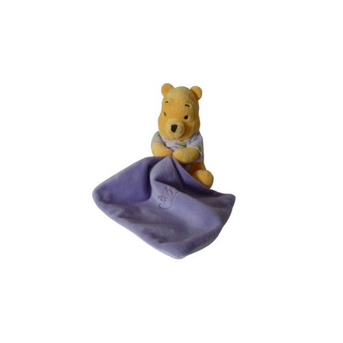 Doudou Peluche Mouchoir Winnie L'ourson Cn Disney