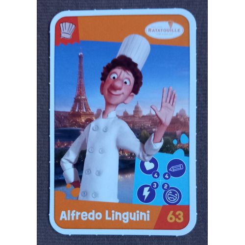 Carte De Collection Auchan Num. 63 ( Alfredo Linguini)