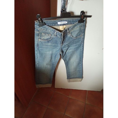 Pantacourt En Jean Cache Cache 34