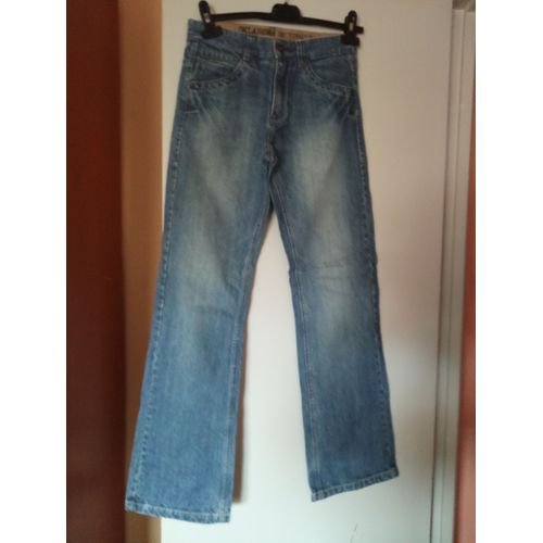 Jean Oklahoma 14 Ans Taille Ajustable À Plat 36 Cm
