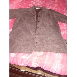 Chemise Marron Bleu Bonheur