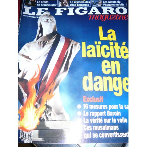 Le Figaro Magazine 18286 La Laicite En Danger