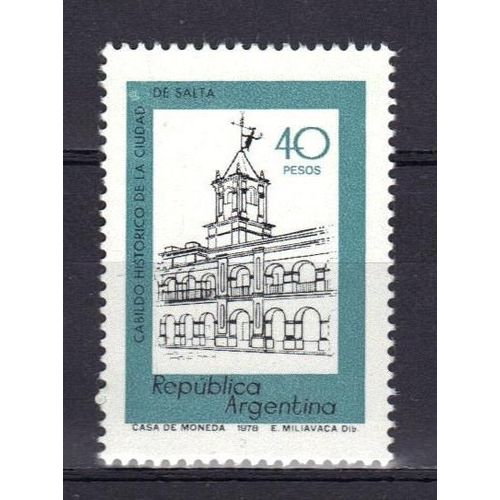 Argentine 1978 : Musée De La Ville De Salta - Timbre Neuf **