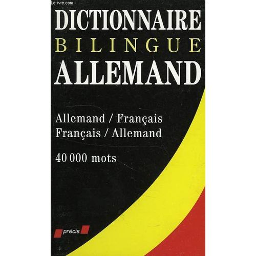 Dictionnaire De Poche Allemand, Allemand-Francais, Francais-Allemand