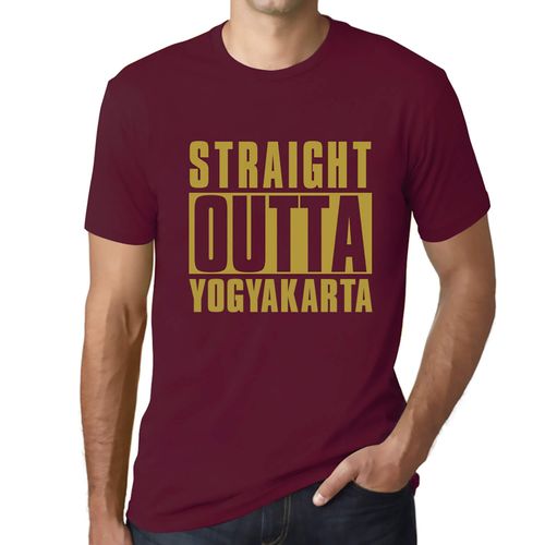 Homme Tee-Shirt Tout Droit Sorti De Yogyakarta - Straight Outta Yogyakarta - T-Shirt Graphique Éco-Responsable Vintage Cadeau Nouveauté