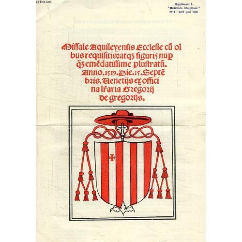 Le Missel D'aquilee De 1519, The Missel Of Aquilea Of 1519