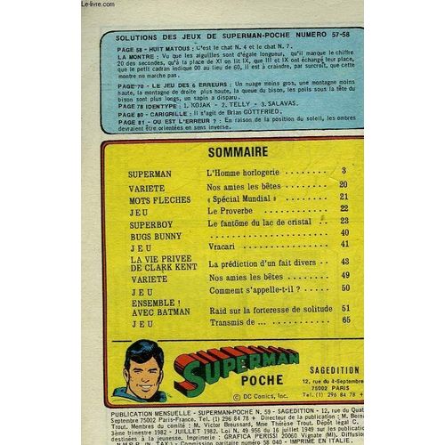 Superman Poche - Numero 57-58