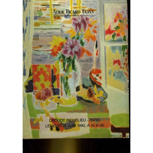 1 Catalogue De Vente Aux Encheres - Ader Picard Tajan - Tableaux Des 19° Et 20° Siecles - Creamique