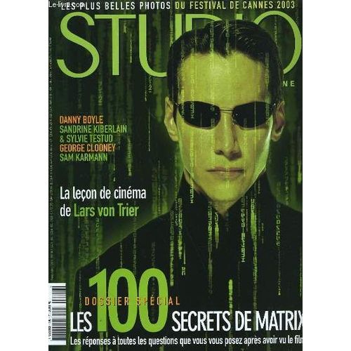 Studio Magazine N° 190 - Dossier Special: Les 100 Secrets De Matrix, Les Réponses À Toutes Les Questions Ue Vous Vous Posez Après Avoir Vu Le Film.