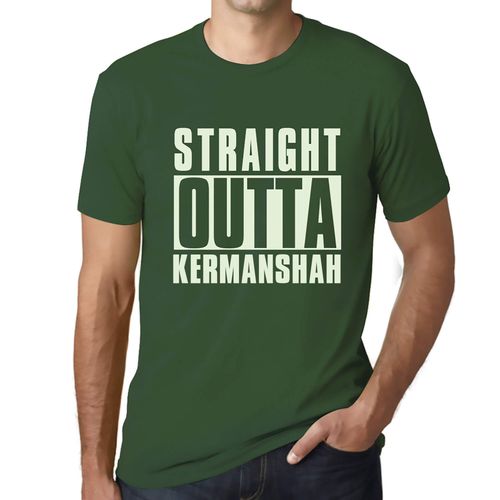 Homme Tee-Shirt Tout Droit Sorti De Kermanshah - Straight Outta Kermanshah - T-Shirt Graphique Éco-Responsable Vintage Cadeau Nouveauté