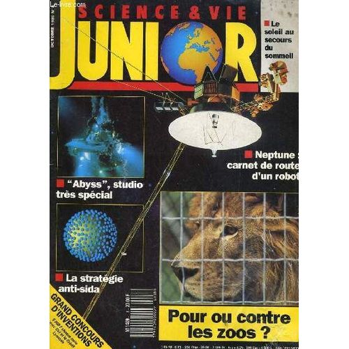 Science & Vie Junior N°8. Le Soleil Au Secours Du Sommeil, La Strategie Anti-Soda, Neptune: Carnet De Route D'un Robot...