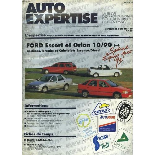 Auto-Expertise N°151 : Ford Escort Et Orion 10 / 90