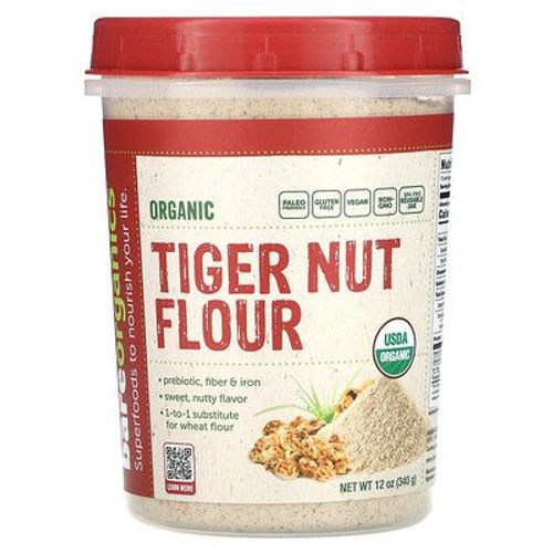 Bareorganics Farine De Noix Tigré Biologique, 340 G