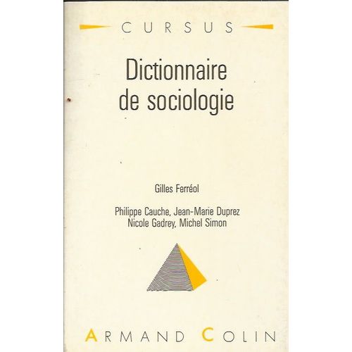 Dictionnaire De Sociologie