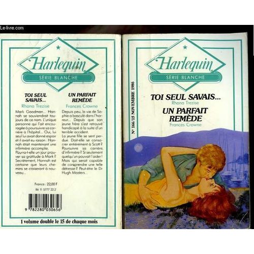 Toi Seul Savais... Suivi De Un Parfait Remede