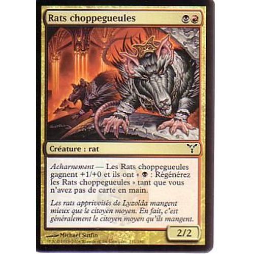 Rats Choppegueules  - Magic Mtg - Discorde 111 - C