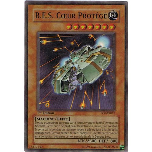 B.E.S. Coeur Protegè En Fr 1 Ere Ed Soi-Fr013 Carte En Super Rare