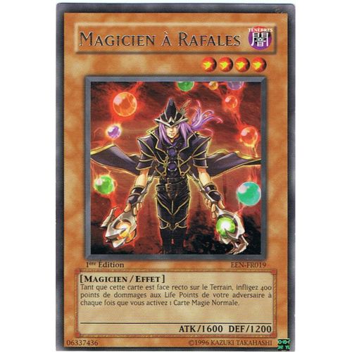 Yu-Gi-Oh! - Magicien A Rafales - Fr 1 Ere Ed - Een-Fr019 - Carte En Rare
