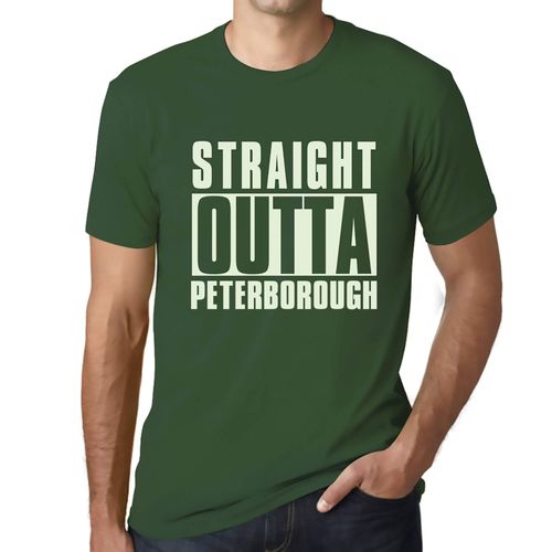 Homme Tee-Shirt Tout Droit Sorti De Peterborough - Straight Outta Peterborough - T-Shirt Graphique Éco-Responsable Vintage Cadeau Nouveauté