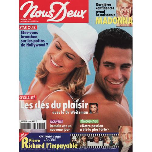 Nous Deux / 18-07-2000 N°2768 : Madonna (2p) - Pierre Richard (3p)