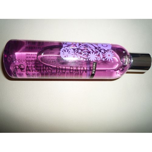 Coffret Nocibé Gel Douche Bougie Perlines Billes Lait Corps Ton Violet 