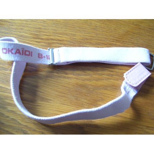 Ceinture Okaïdi Rose Pale T 9 Ans Très Bon État